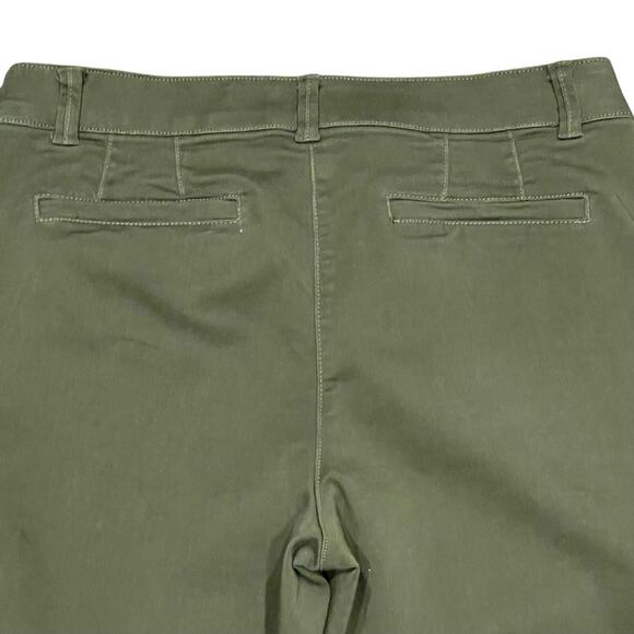 Violets & Roses Olive Green Mid Rise Ankle Pants size 8 - Picture 8 of 14